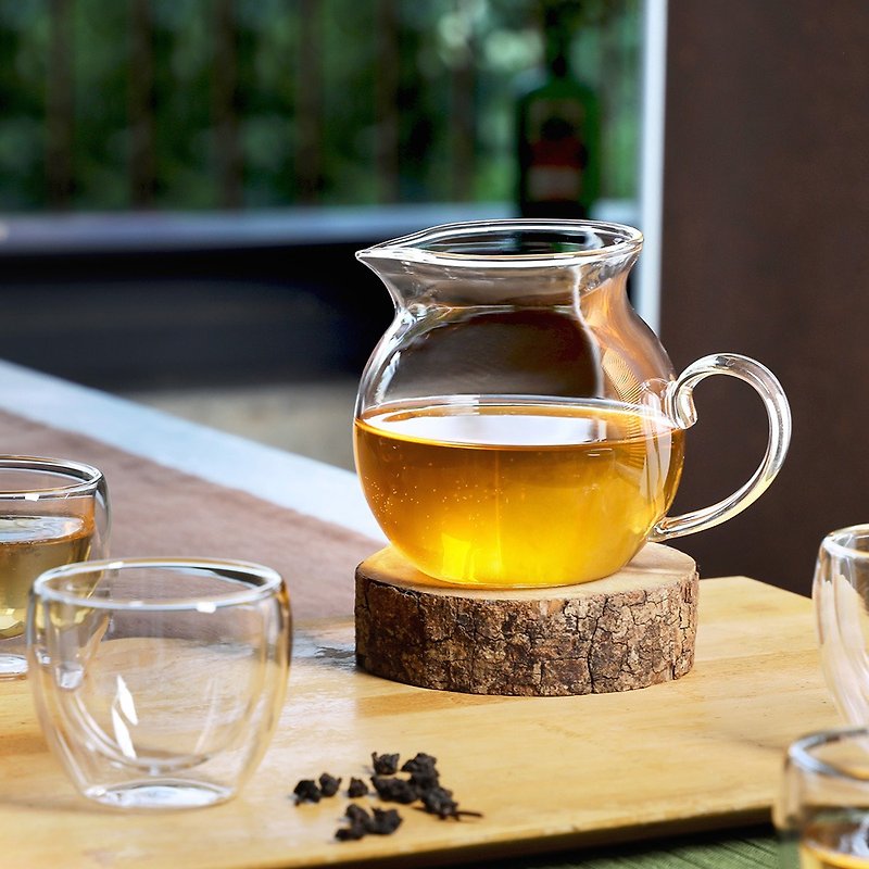 Classic round tea sea (450ml) - Teapots & Teacups - Glass Transparent