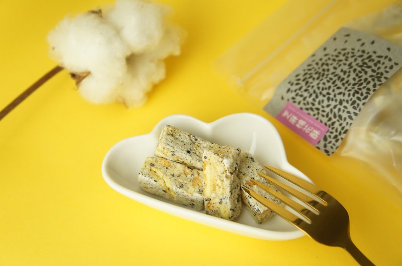 [afternoon snack light] fragrant sesame cotton crisp - big bag / gift cloud tray - ของคาวและพาย - อาหารสด สีเหลือง