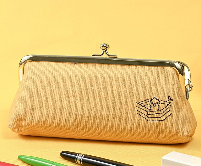 SECRET Slim pencil case, micro patent leather texture - Shop EL COMMUN  Pencil Cases - Pinkoi