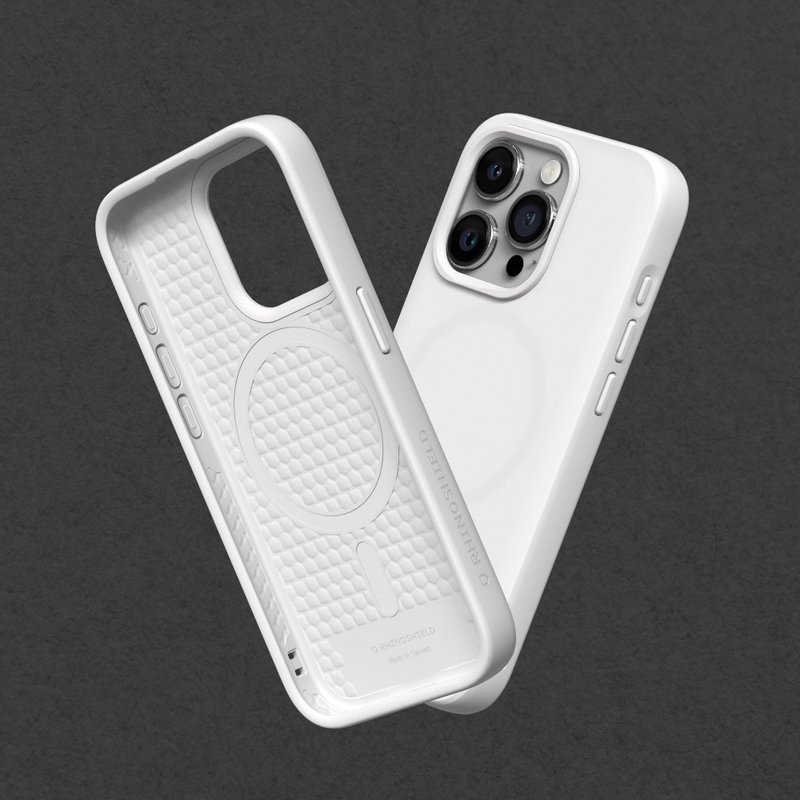 SolidSuit (MagSafe compatible) super magnetic phone case/classic white for iPhone series - Phone Cases - Plastic White