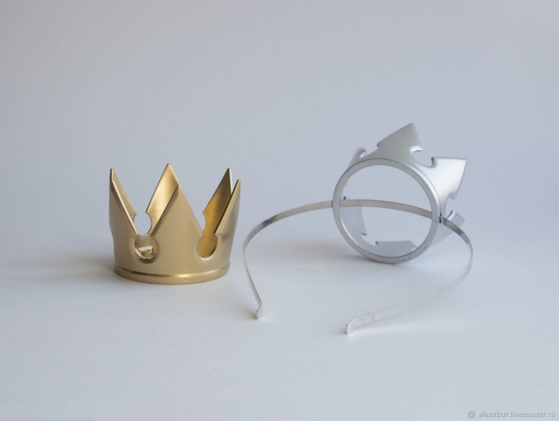 Kingdom Hearts inspired Sora Mini Crown | 3D printed Replica - 髮夾/髮圈 - 塑膠 金色