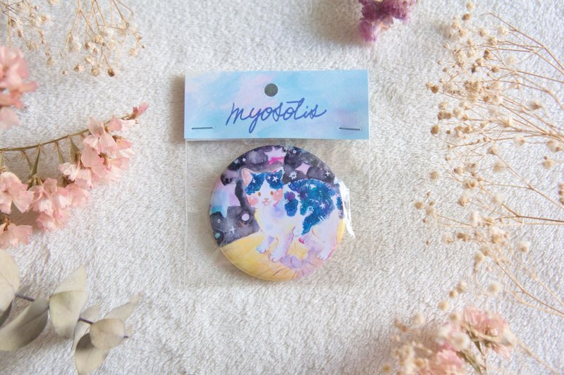 Moonwalk Cat Badge - เข็มกลัด/พิน - วัสดุอื่นๆ 