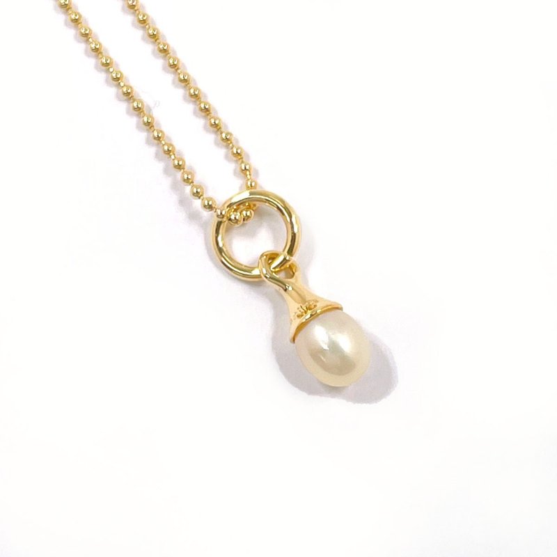【日本直送 中古美品】アガット agete ネックレス K18イエローゴールド/パール ゴールド アクセサリー ジュエリー レディース - 項鍊 - 貴金屬 金色
