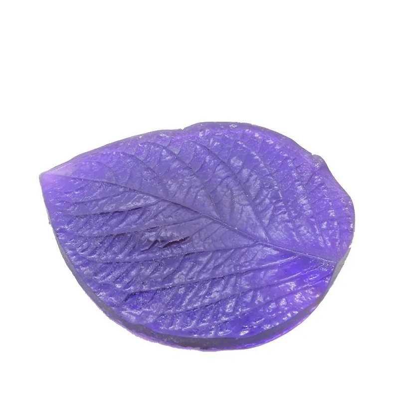 Custom Polymer Clay Leaf Candle Molds / Resin Leaf Necklace Molds - Candles, Fragrances & Soaps - Plastic Purple