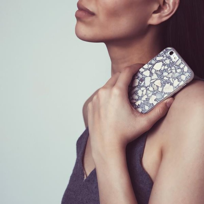 FORM MAKER iPhone Case 6S+ / 7+ / 8+ 灰色Terrazzo - 手機殼/手機套 - 塑膠 灰色