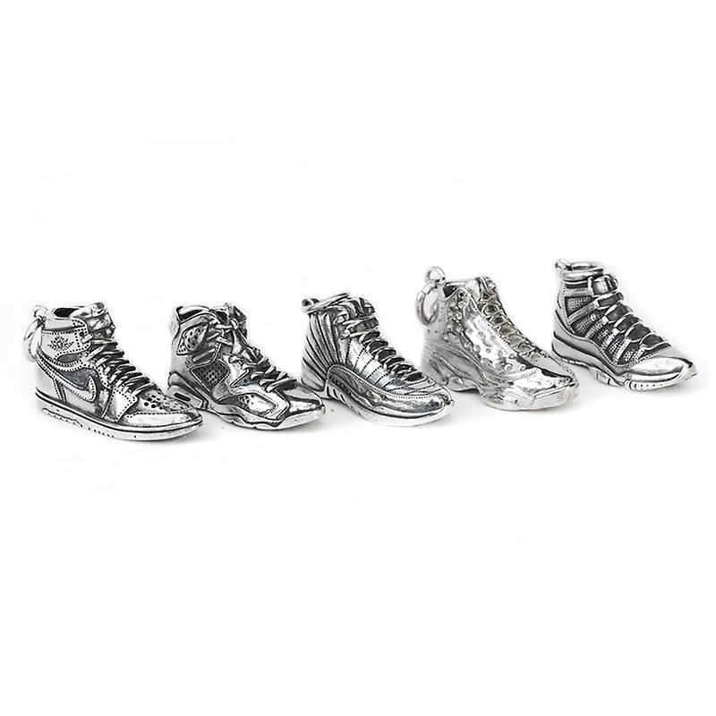 gifts/available for sale-925 silver aj1 shoes Pendant Necklace - Necklaces - Silver 