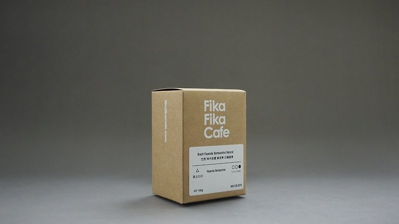 FikaFikaCafe　100g  巴西神木莊園黃波旁－陽光淺焙  - 咖啡/咖啡豆 - 新鮮食材 卡其色