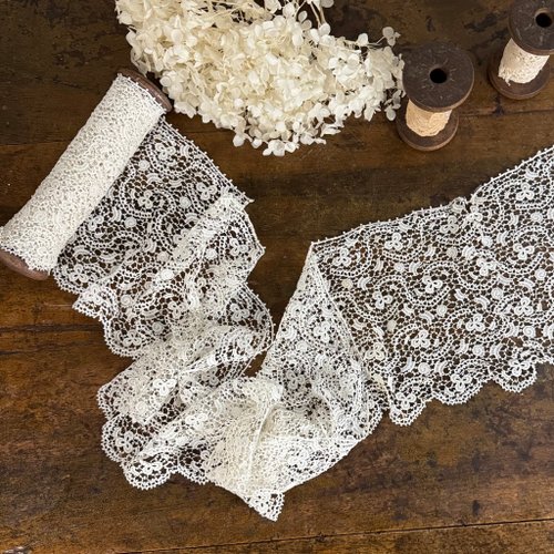 フランスアンティーク　レース アンティークレース antique lace la dentelle - .FR a l'epoque
