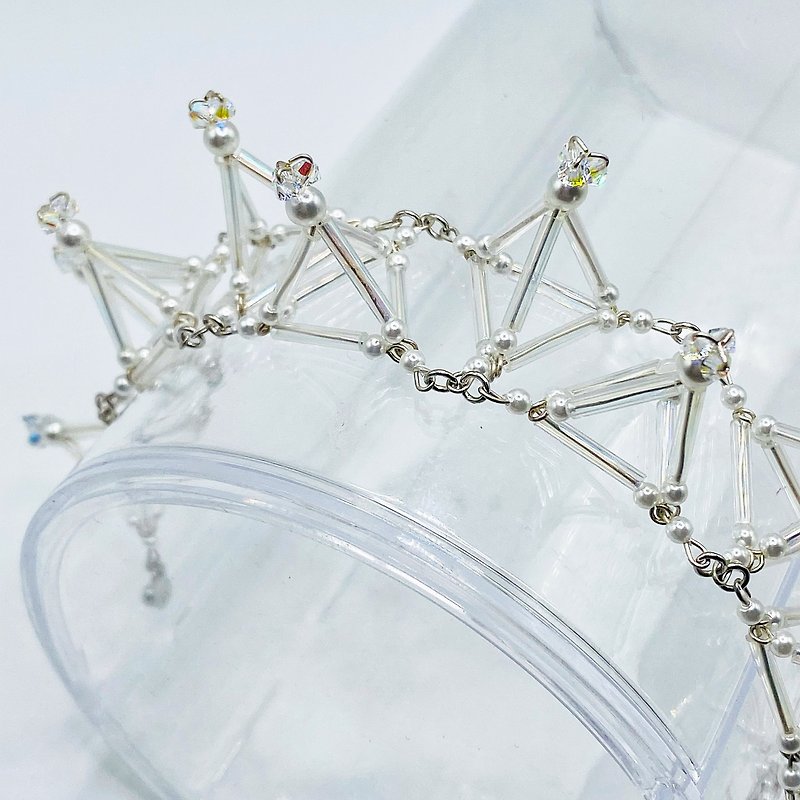 3D Thorn BRACELET(Aurora) - Bracelets - Glass Transparent