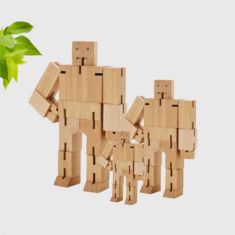 Cubebot Multi Set (Micro + Small + Medium) - Kids' Toys - Wood 