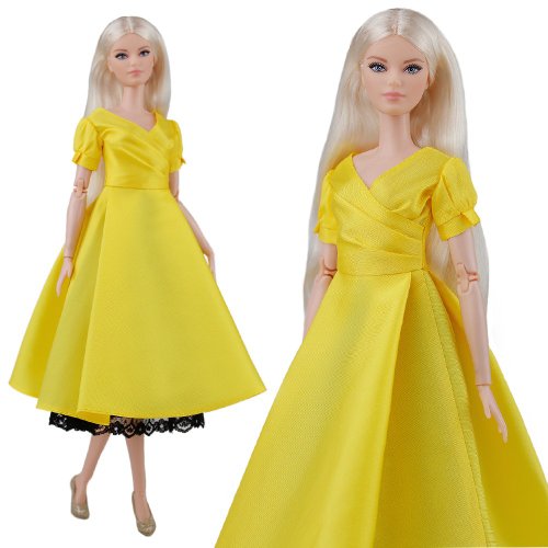 Yellow deals dress barbie