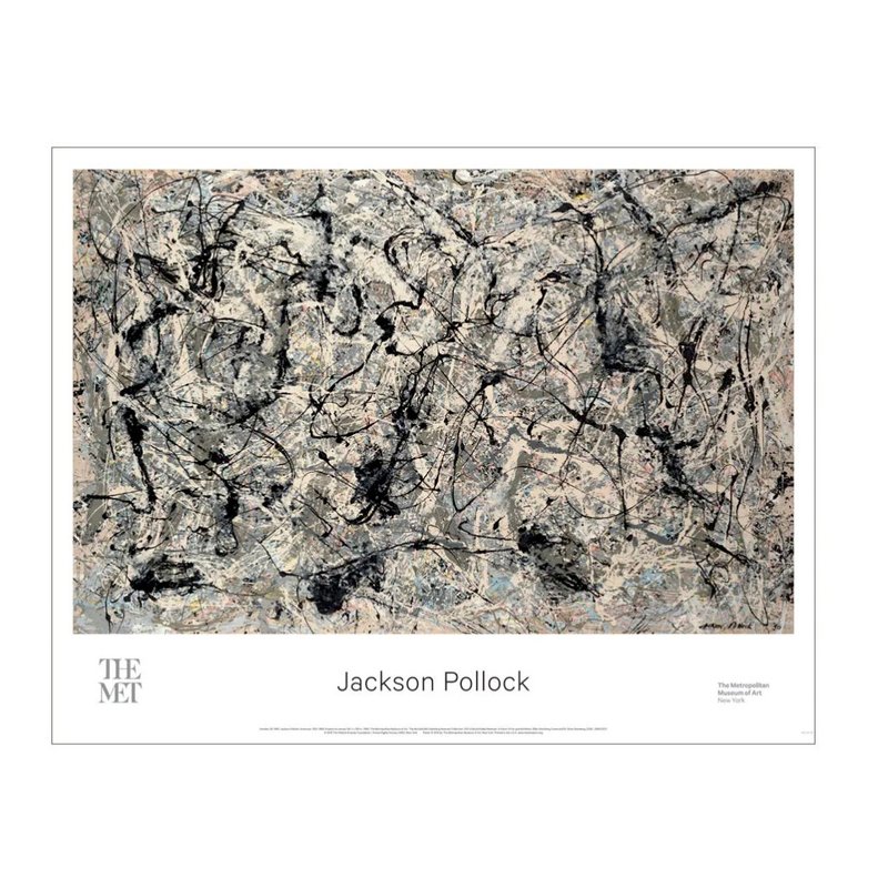 【原版海報】Jackson Pollock:  Number 28 - 海報/掛畫/掛布 - 紙 