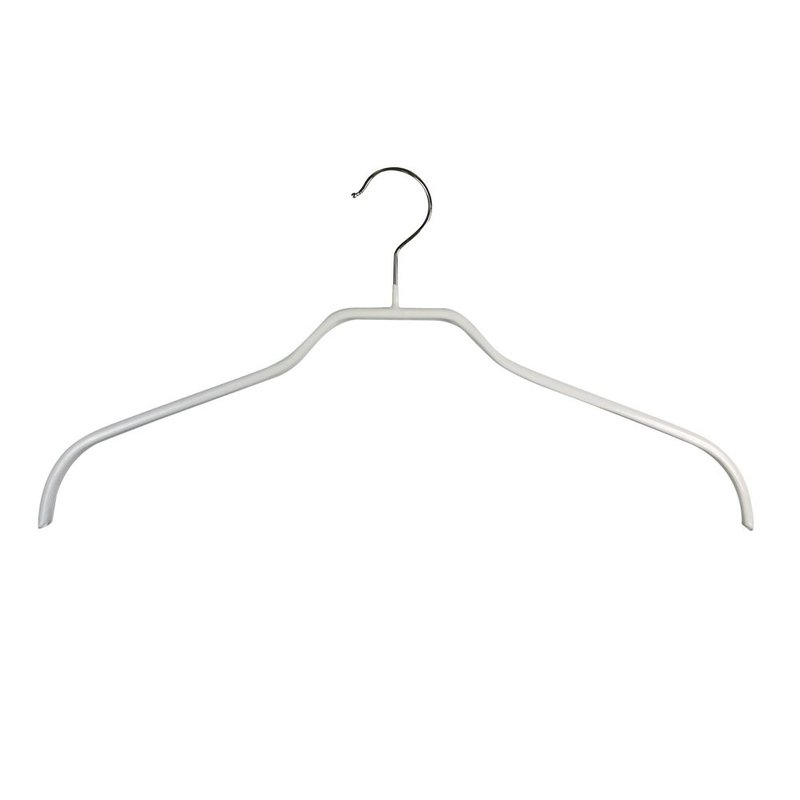 [Germany MAWA] Fashionable seamless anti-slip clothes hanger 41cm (white/20 pieces) - Hangers & Hooks - Other Metals White