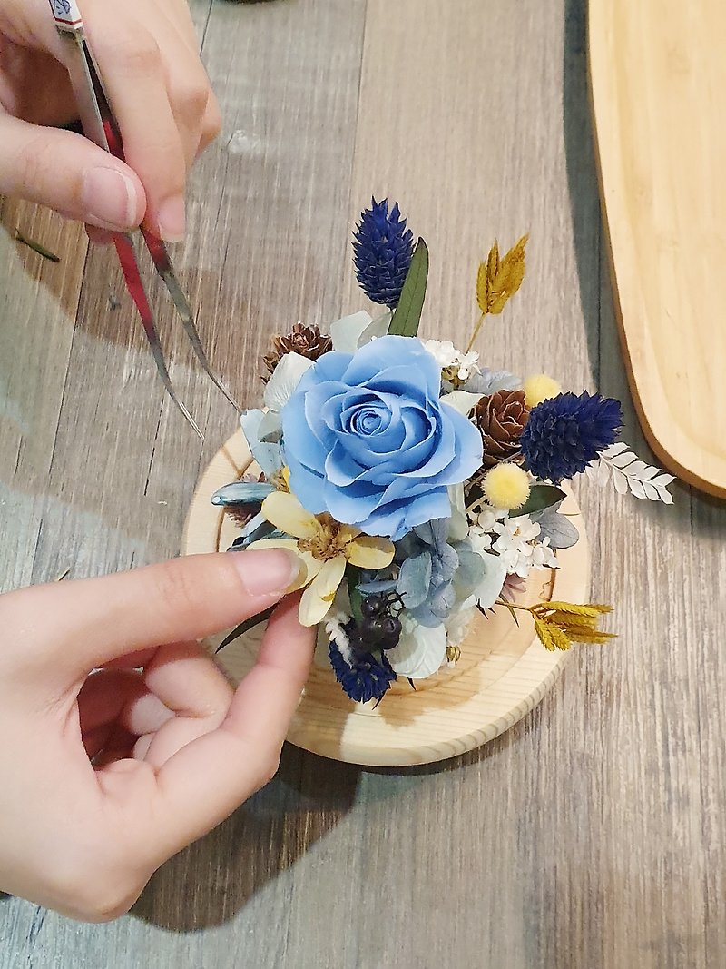 ||Courses|| The new version of the eternal rose glass cover night light Banqiao 1 to 1 beginners can be one person - Plants & Floral Arrangement - Plants & Flowers 