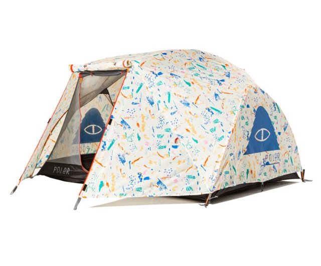 POLER TWO MAN TENT2人用テントスプレーペイントカラフル限定商品