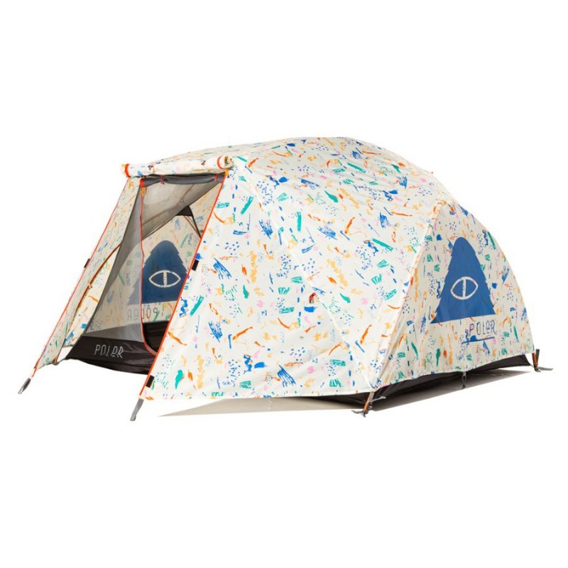 POLER TWO MAN TENT 雙人帳篷 噴漆彩漾 限量商品 - 野餐墊/露營用品 - 其他材質 多色