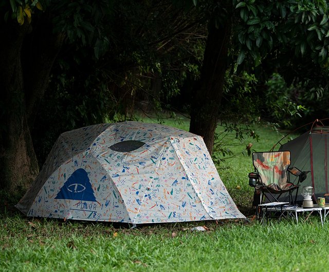 POLER TWO MAN TENT2人用テントスプレーペイントカラフル限定