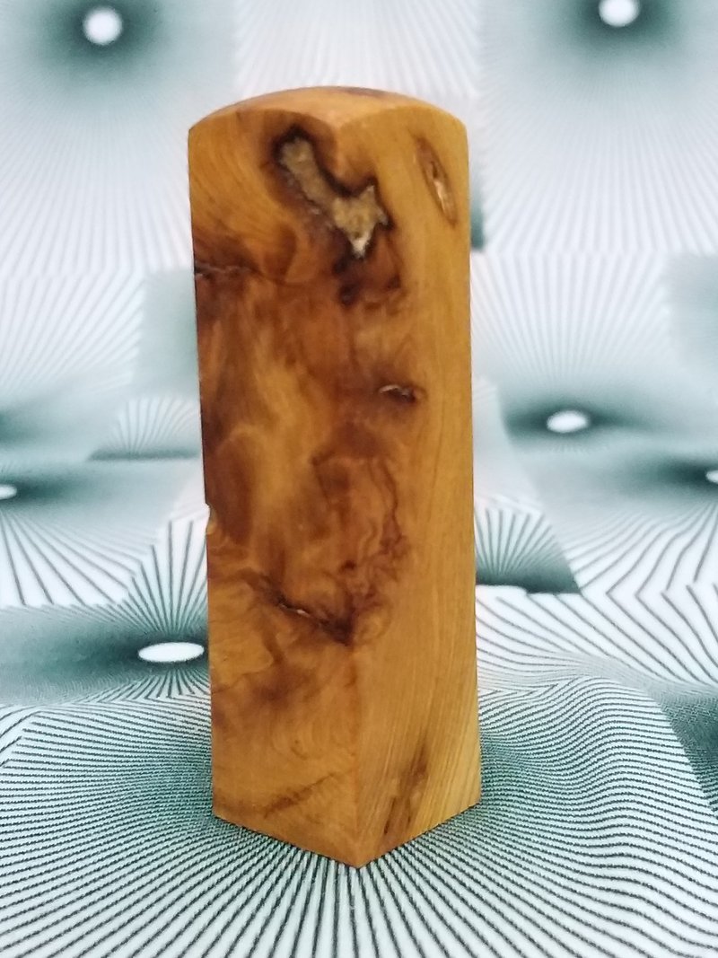台灣檜木6分閃光印章 1支 7*1.8cm正方 350元~B13 - 印章/印台 - 木頭 