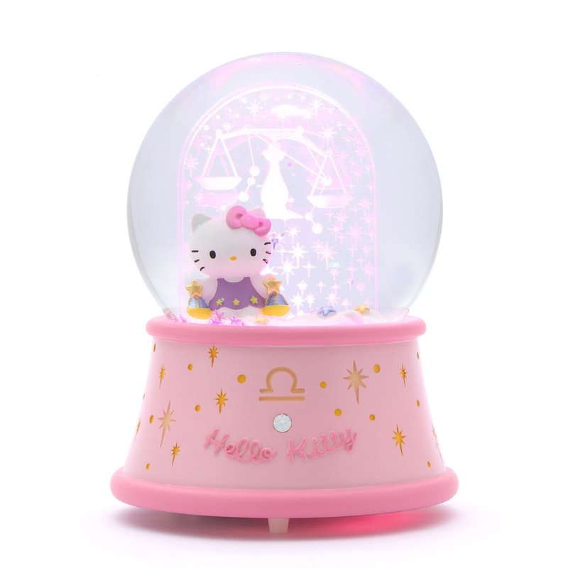 Hello Kitty Libra Crystal Ball Music Box Birthday Valentine's Day Gift - Items for Display - Glass 