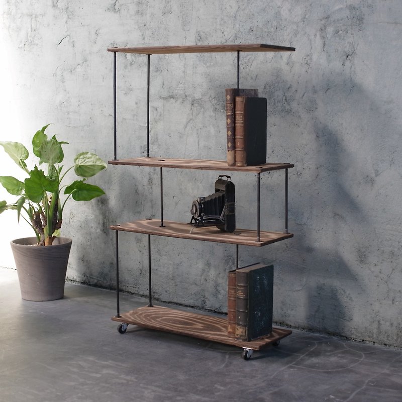 wood iron shelf 990*600*225 - Other Furniture - Wood Brown