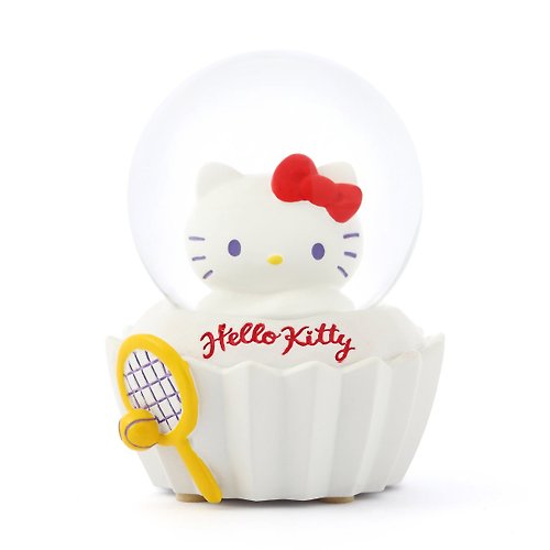JARLL 讚爾藝術 Hello Kitty 運動甜心 水晶球擺飾 生日情人節 聖誕交換禮物 療癒