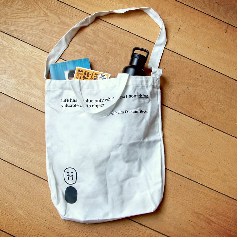 US HYDY | Black / White Water Bottle + Green Shopping Bag Combination - กระติกน้ำ - โลหะ หลากหลายสี