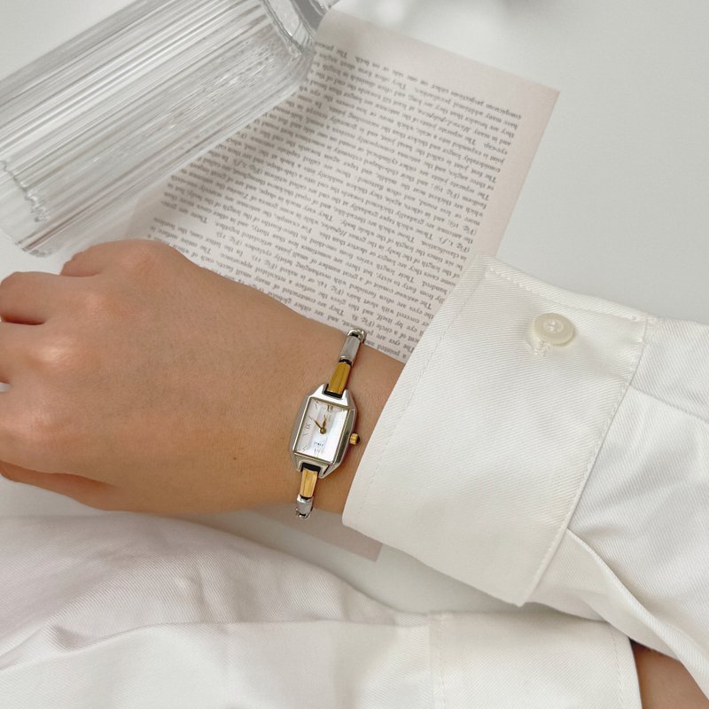 NUI Italy Two Tone Bracelet Watch - 女錶 - 其他金屬 