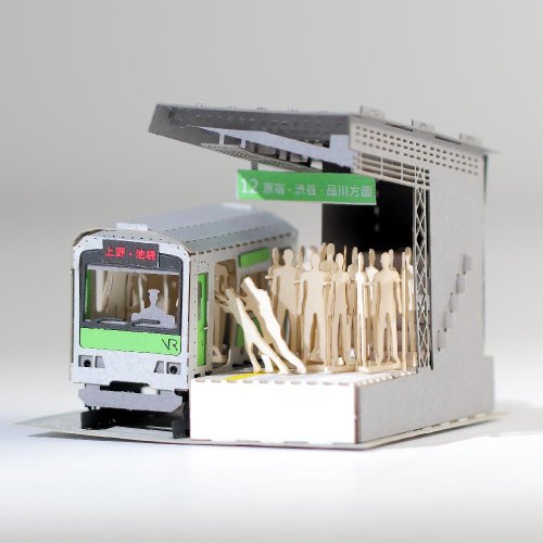 FingerART 指の藝 迫電車 FingerART紙藝術模型 連展示盒 日本文化系列