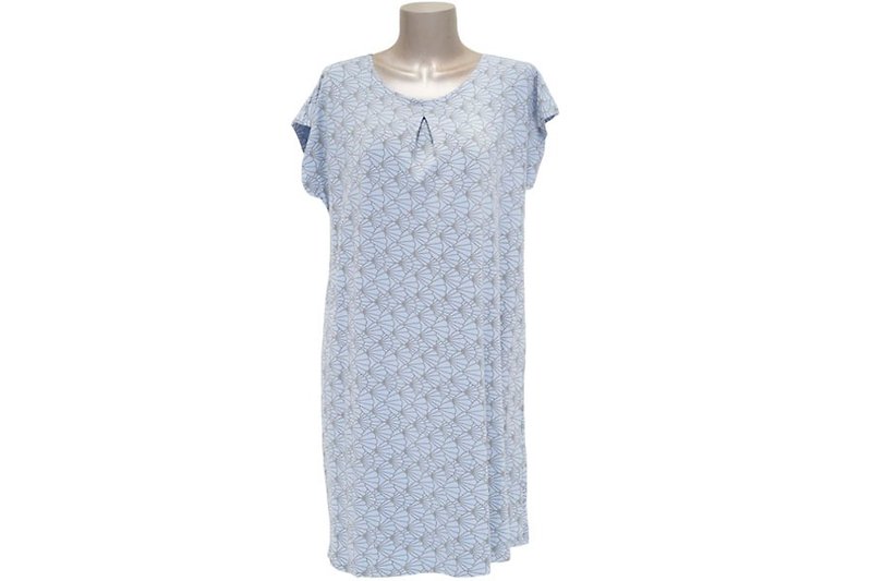 マーメイドシェルドルマンワンピース＜ブルー＞ - 洋裝/連身裙 - 其他材質 藍色