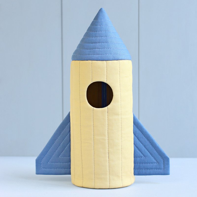 PDF Space Rocket (Space Ship) for Mini Doll Sewing Pattern - 手工藝教學/工具書 - 其他材質 