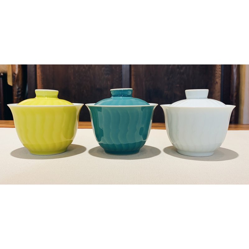 不言美器 映月 蓋杯 - 茶壺/茶杯/茶具 - 瓷 