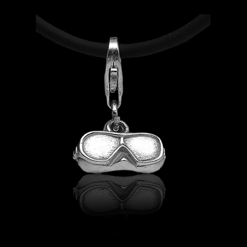 Mask Silver Charm - 項鍊 - 純銀 