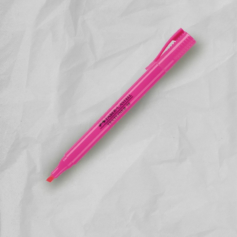 Faber-Castell 輝柏超感度螢光筆-粉紅一盒(原廠正貨) - 其他 - 其他材質 粉紅色