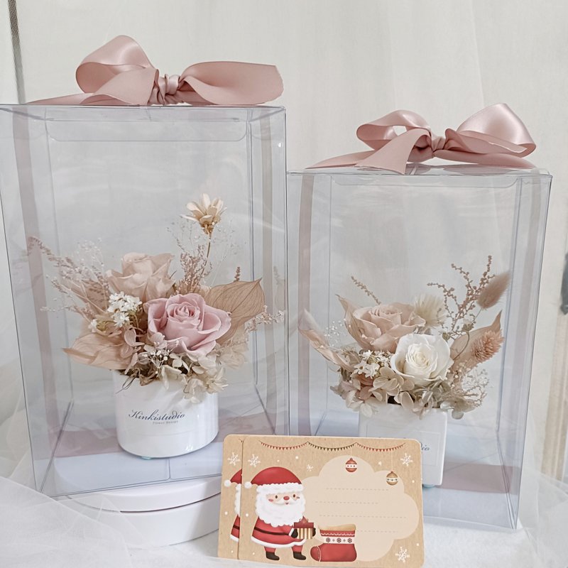 復古奶茶裸盆花結婚捧花永生乾燥花畢業謝師禮物生日畢業禮物開幕 - 乾燥花/永生花 - 植物．花 多色