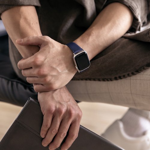 n max n Apple Watch 智慧手錶錶帶/雅致系列/皮革錶帶 42mm - 49mm 五色