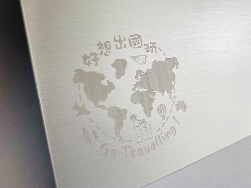 【2021 version 3】Aluminum Mouse Pad A5 size-Free Laser engraving - Mouse Pads - Aluminum Alloy Silver