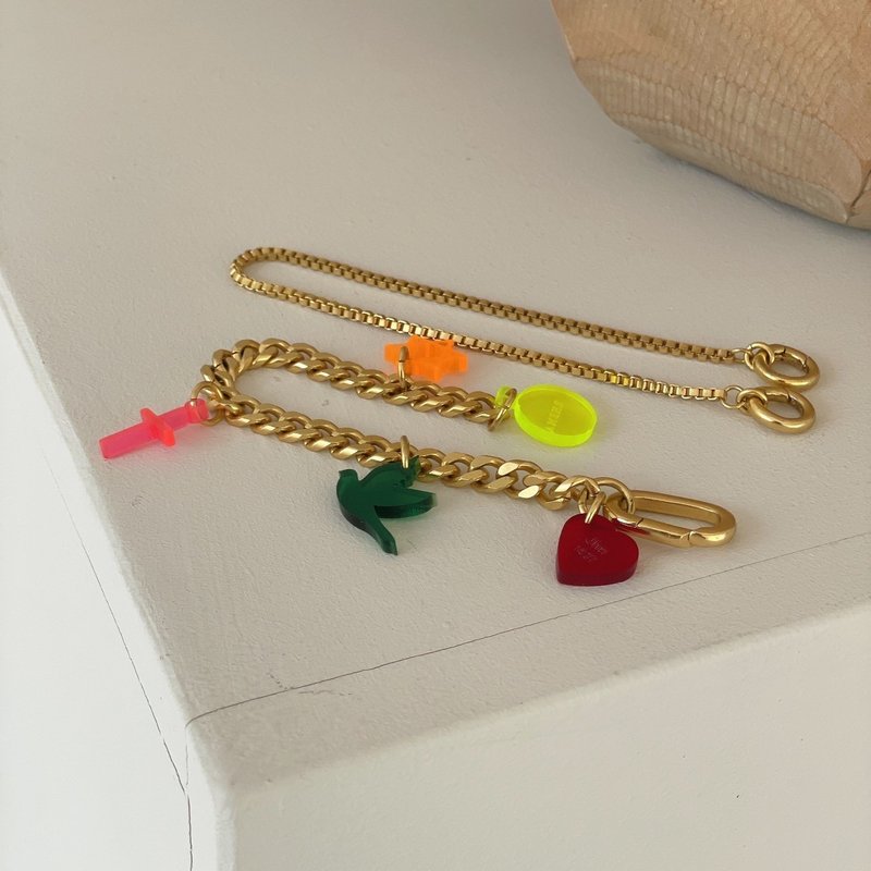 True colors necklace - Necklaces - Other Metals Gold