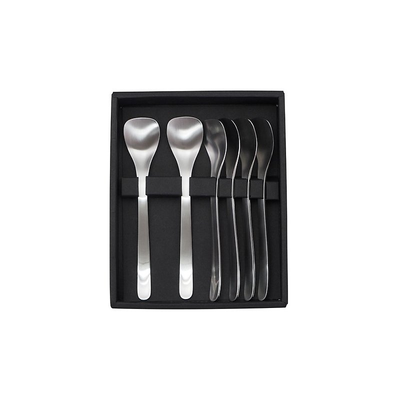 Sori Yanagi Icecream Spoon 6pcs set - Cookware - Stainless Steel Silver