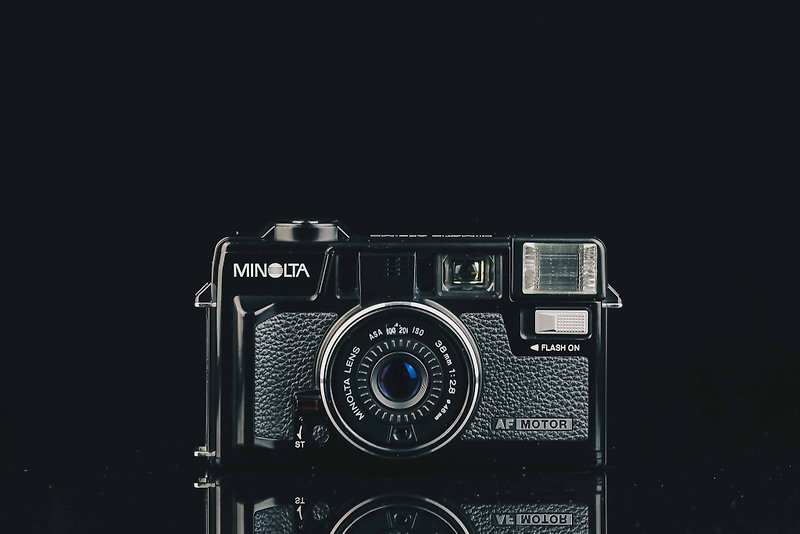 MINOLTA HI-MATIC AF2-MD #7316 #135 film camera - Cameras - Other Metals Black