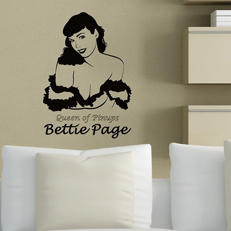 Wall Stickers-Made in Taiwan Creative Seamless "Smart Design" Beauty - Items for Display - Paper 