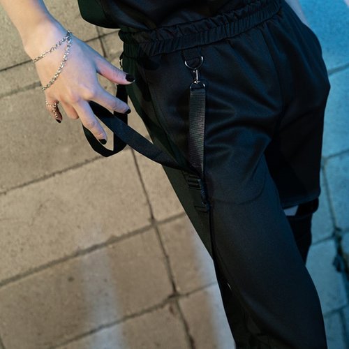 ライトニングボルテックス蛍光リボン刺繍ジッパーユニセックス