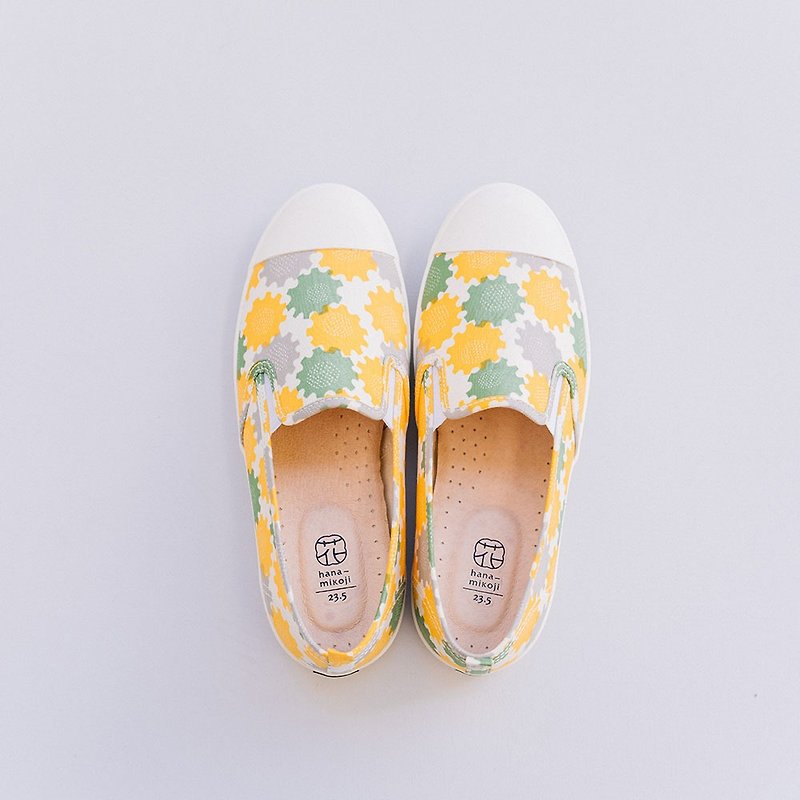 【Fruit Day】Jinpingtang - รองเท้าลำลองผู้หญิง - ผ้าฝ้าย/ผ้าลินิน สีเหลือง