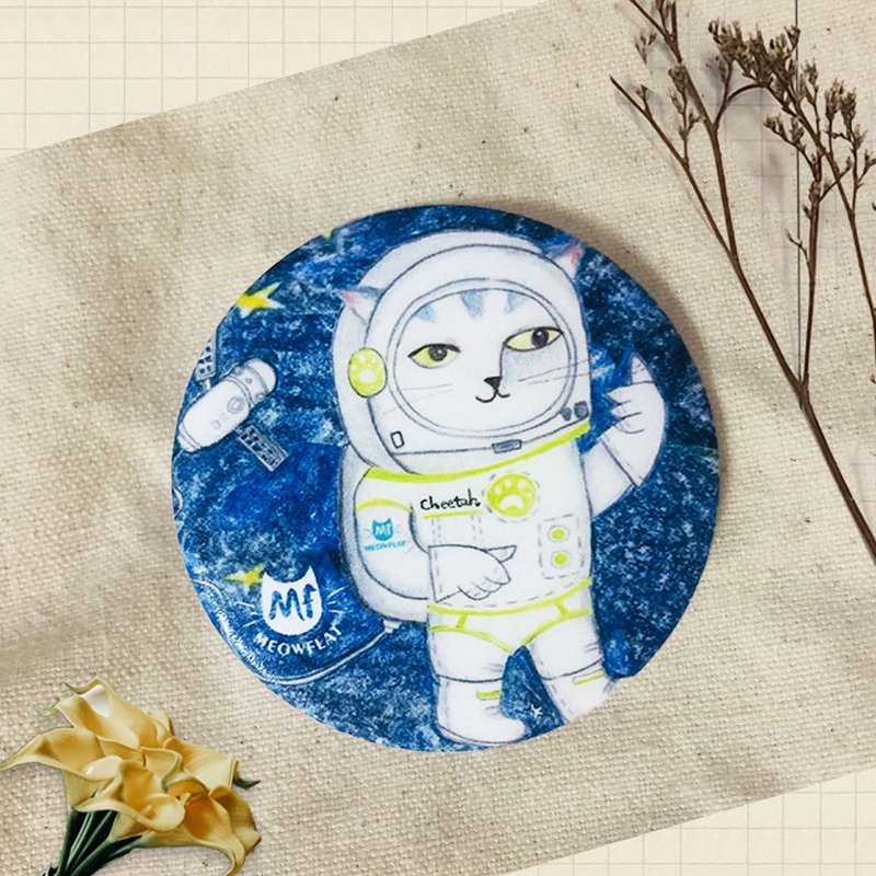 Meowflat 胸章/徽章/別針|大師貓系列 - 徽章/別針 - 塑膠 