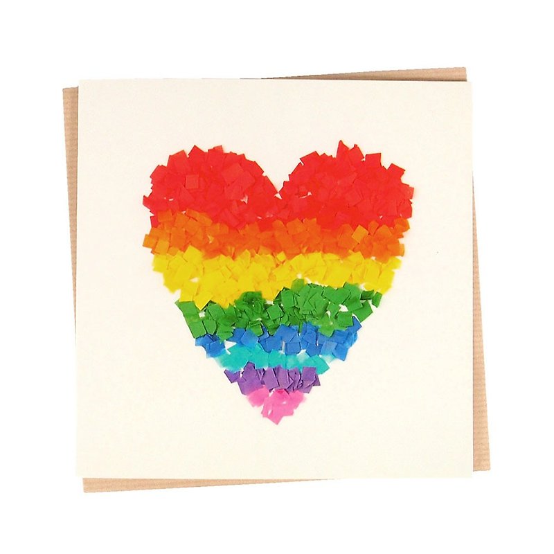 Love is a rainbow [Hallmark-card lover card series] - การ์ด/โปสการ์ด - กระดาษ หลากหลายสี