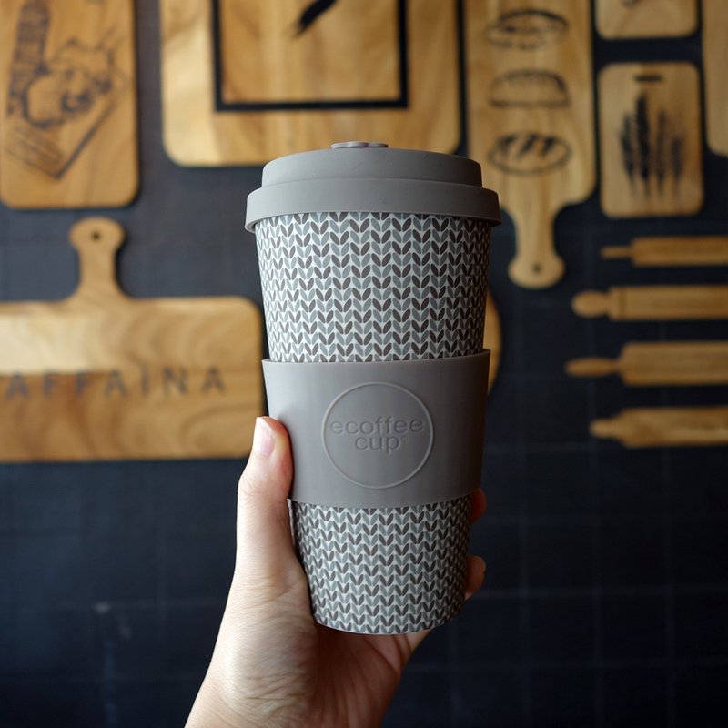Ecoffee Cup | 16oz環保隨行杯(稻穗棕) - 咖啡杯/馬克杯 - 其他材質 灰色