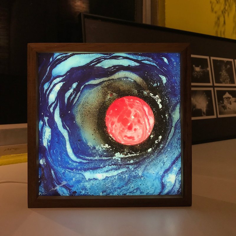 Art Light Box-[Sometimes Impermanence] High School Yimin Stream of Consciousness Creation Exhibition - โปสเตอร์ - ไม้ หลากหลายสี