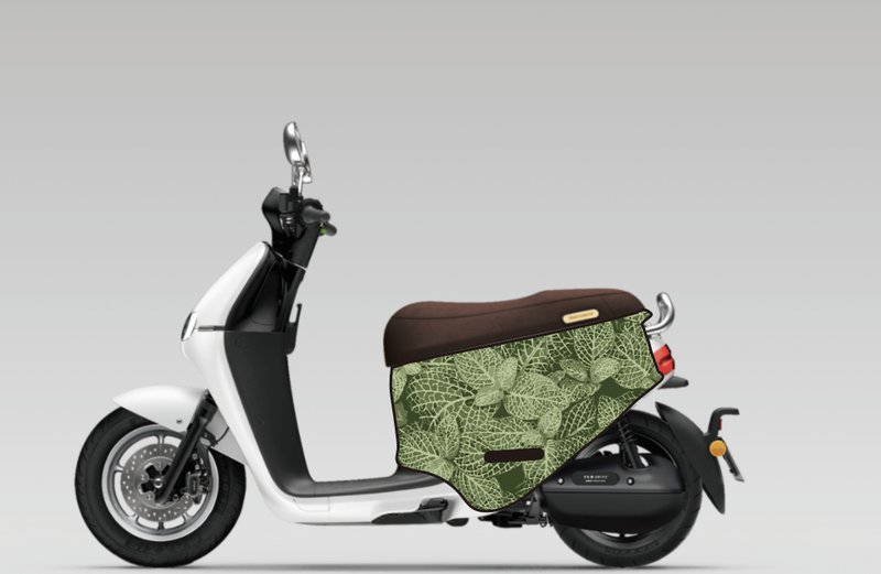 BLR gogoro 防刮車套 iD153 綠色網紋草 - 其他 - 聚酯纖維 綠色