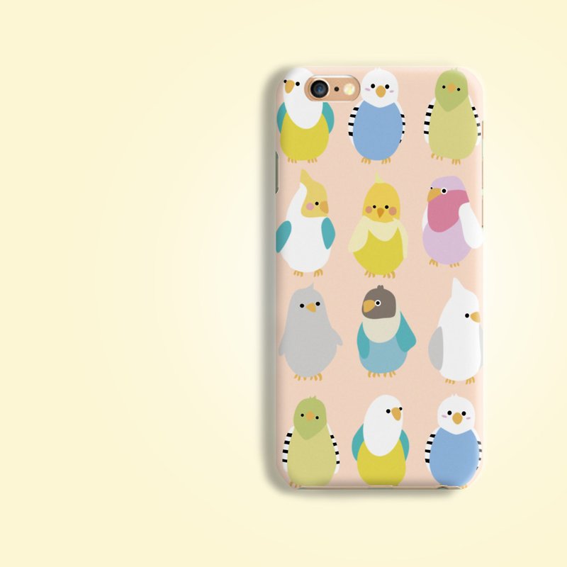 Colorful Parrot AOP Matt finishes rigid hard Phone Case Cover for iPhone X 8 7+ - เคส/ซองมือถือ - พลาสติก ขาว