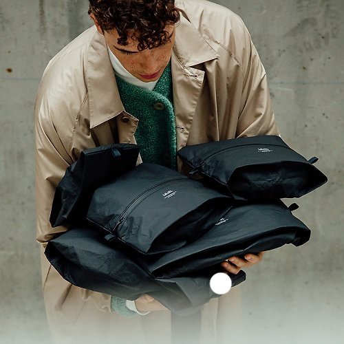 LOJEL 台灣總代理 【LOJEL】 Slash/ 衣物收納袋(6入裝) 黑色