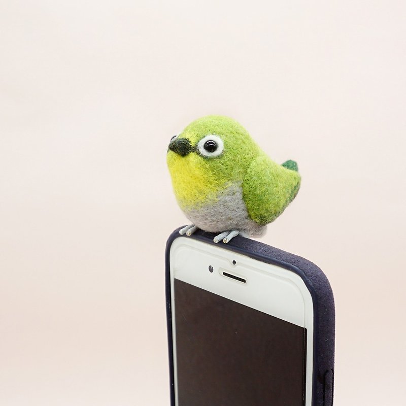 Needle Felt Parrot's Mobile Phone Shell Phone Case Phone Cover - Phone Cases - Wool Multicolor
